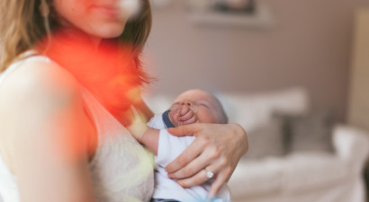 Fotoshooting mit einer jungen Familie